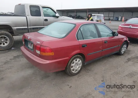 1998 Honda Civic Lx из США, поврежденный, VIN 1HGEJ6678WL043259